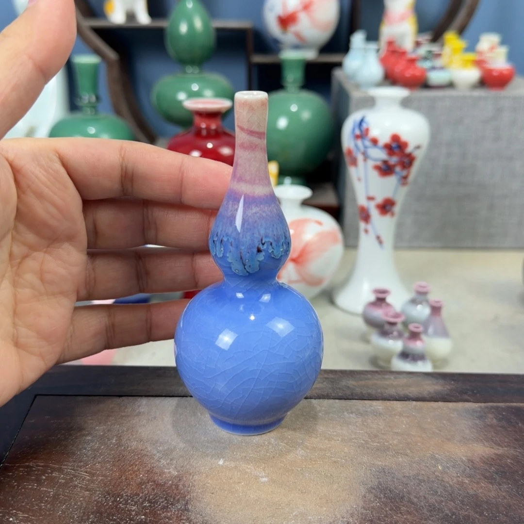 陶瓷手工小花器摆件