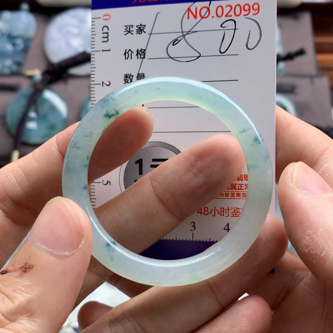 颈饰未镶嵌翡翠镯子