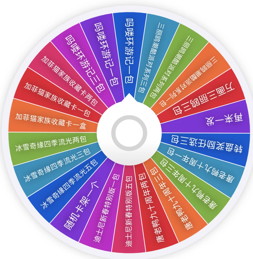 转盘大乱斗（三丽鸥 迪士尼混池大乱斗可爱风卡牌 动漫类卡牌）