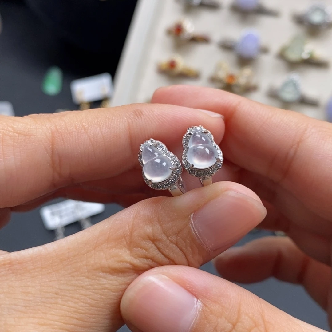 翡翠银S925镶嵌戒指