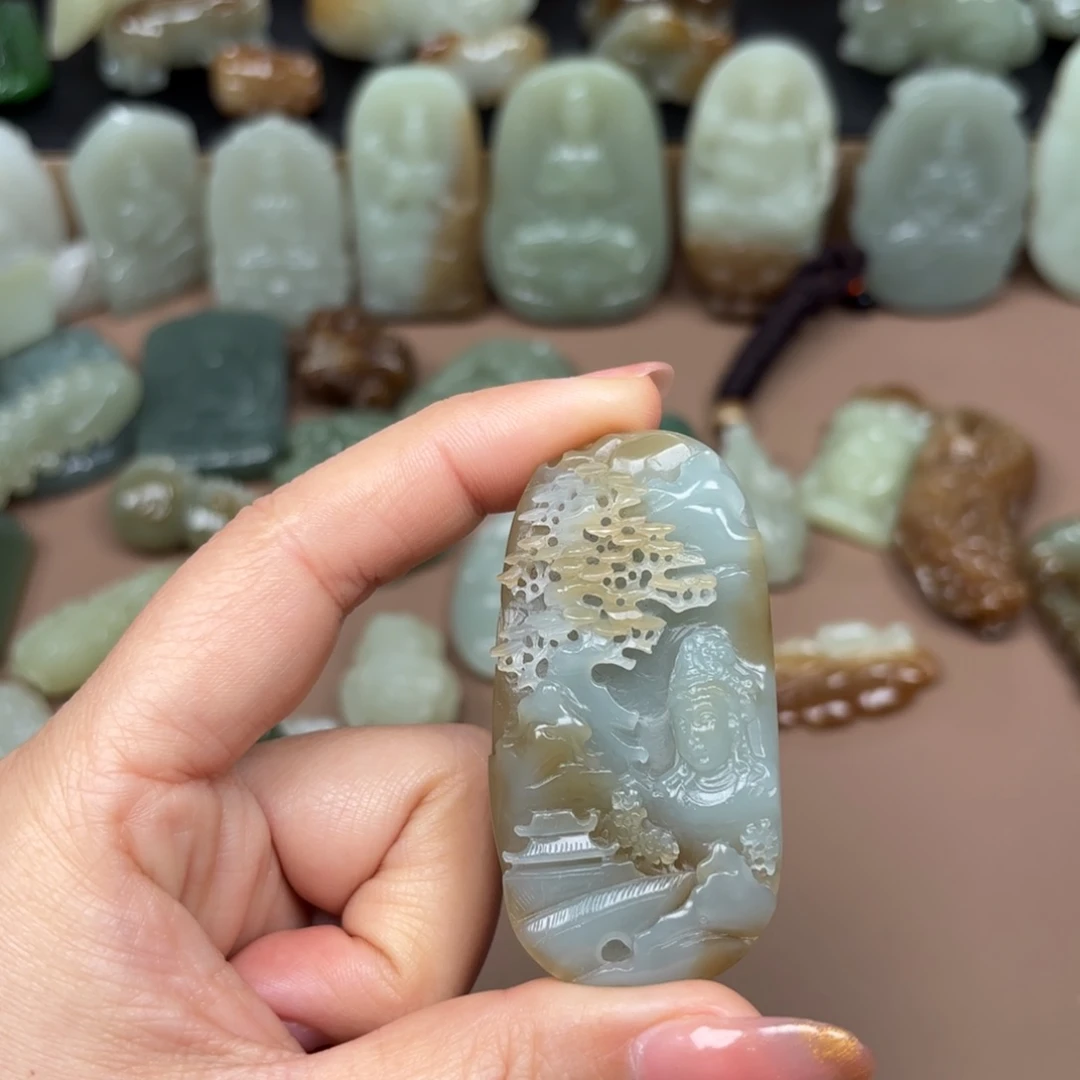 和田玉颈饰未镶嵌