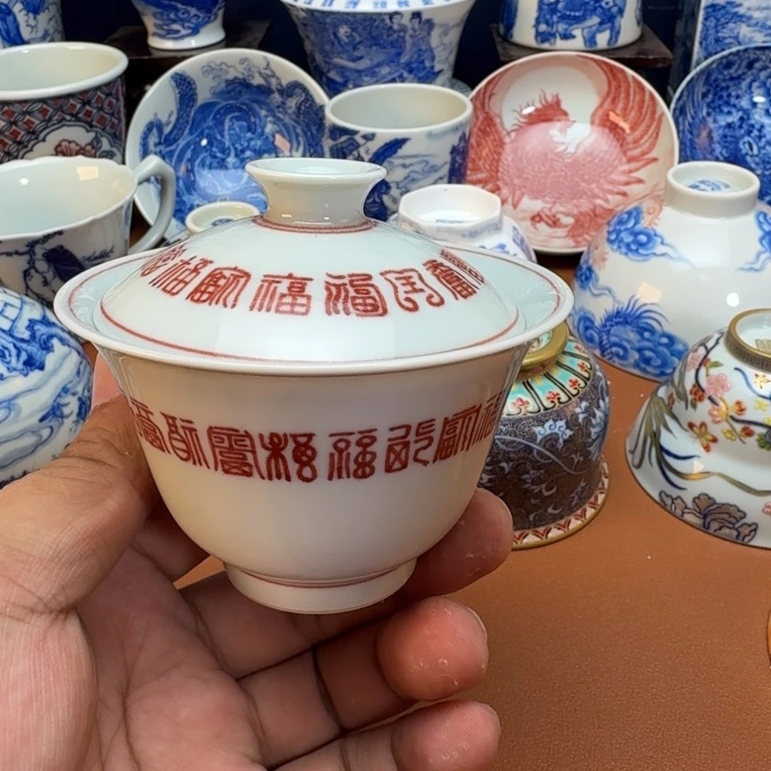 杯子景德镇全手工手绘陶瓷