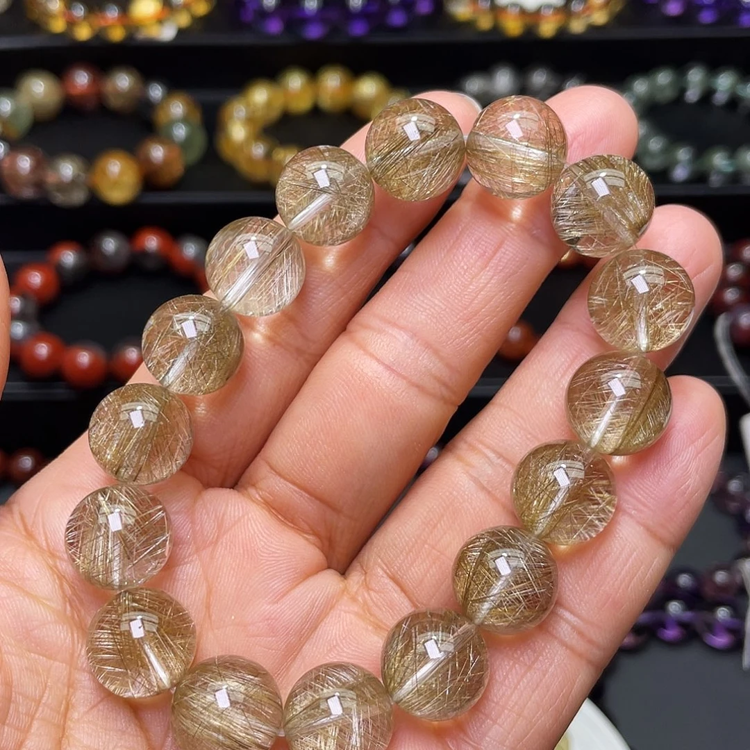 手链水晶未镶嵌银发晶14+m