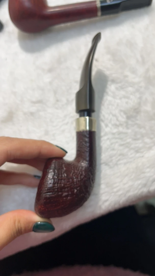 大灰兔老板专拍烟斗链接银圈后配