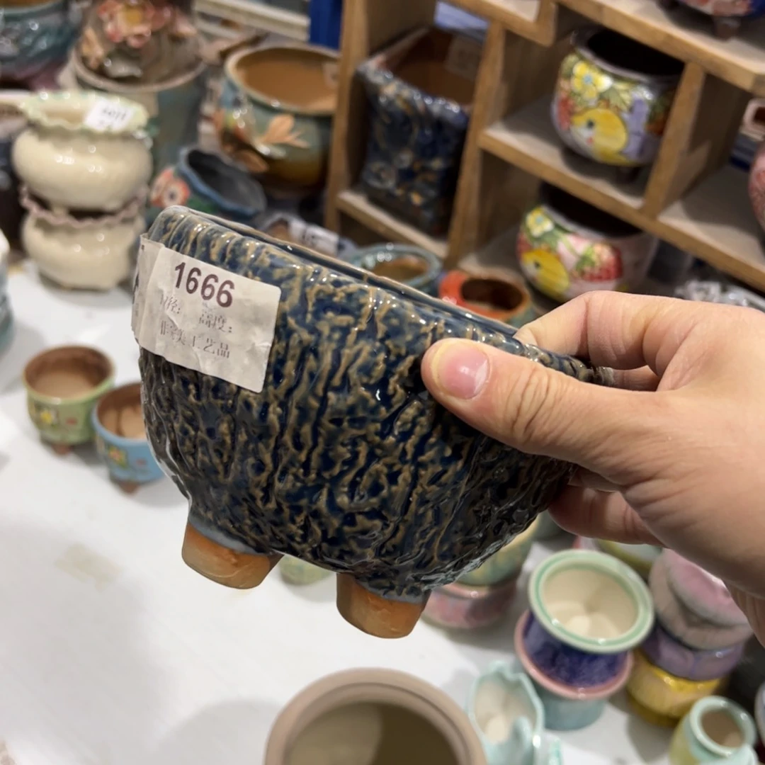 陶瓷陶瓷多肉花盆@@1666