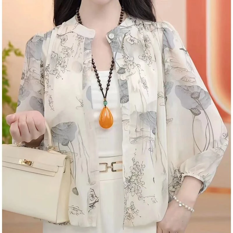 X1846【出口原单】高级优雅时尚设计感显瘦衬衫-闪闪