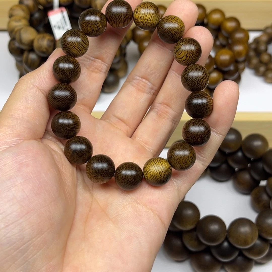 天***眠沉香手串越南芽庄白棋楠1.2