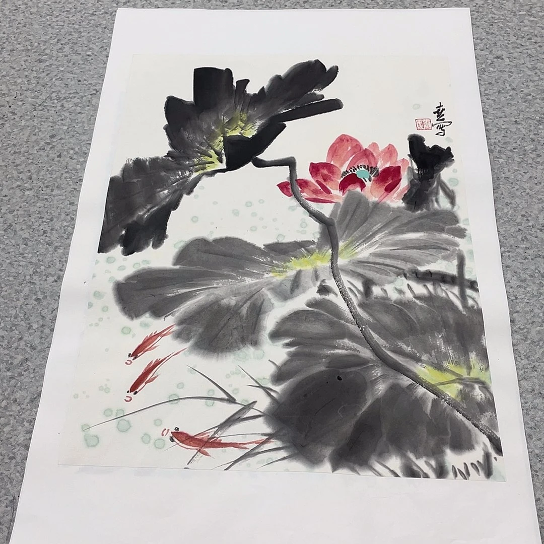 国画1.4平尺国画作品