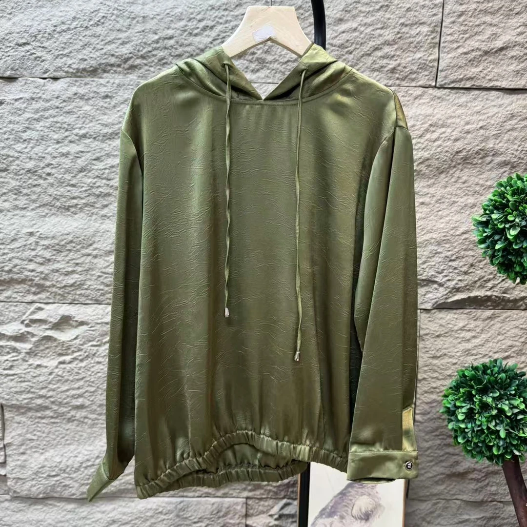 9260新款夏季时尚气质减龄显瘦连帽T恤小衫QZ