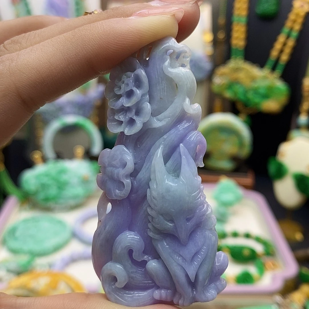 翡翠颈饰未镶嵌天然