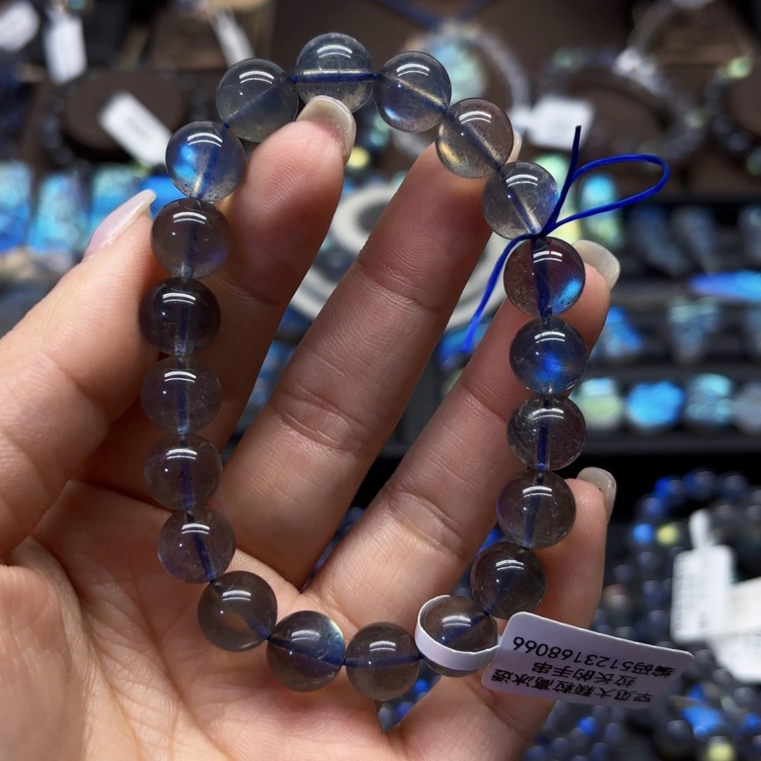 长石手链未镶嵌开***鼓10.2左右