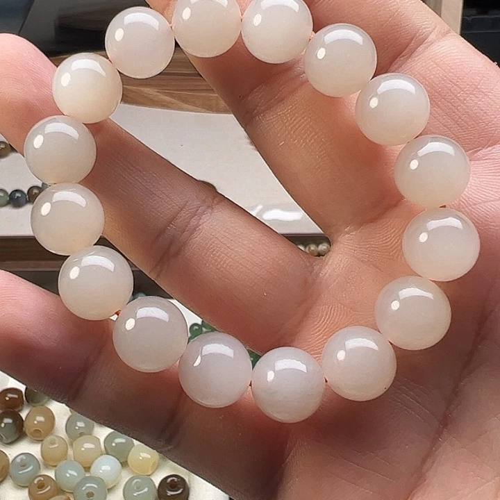 和田玉未镶嵌手链