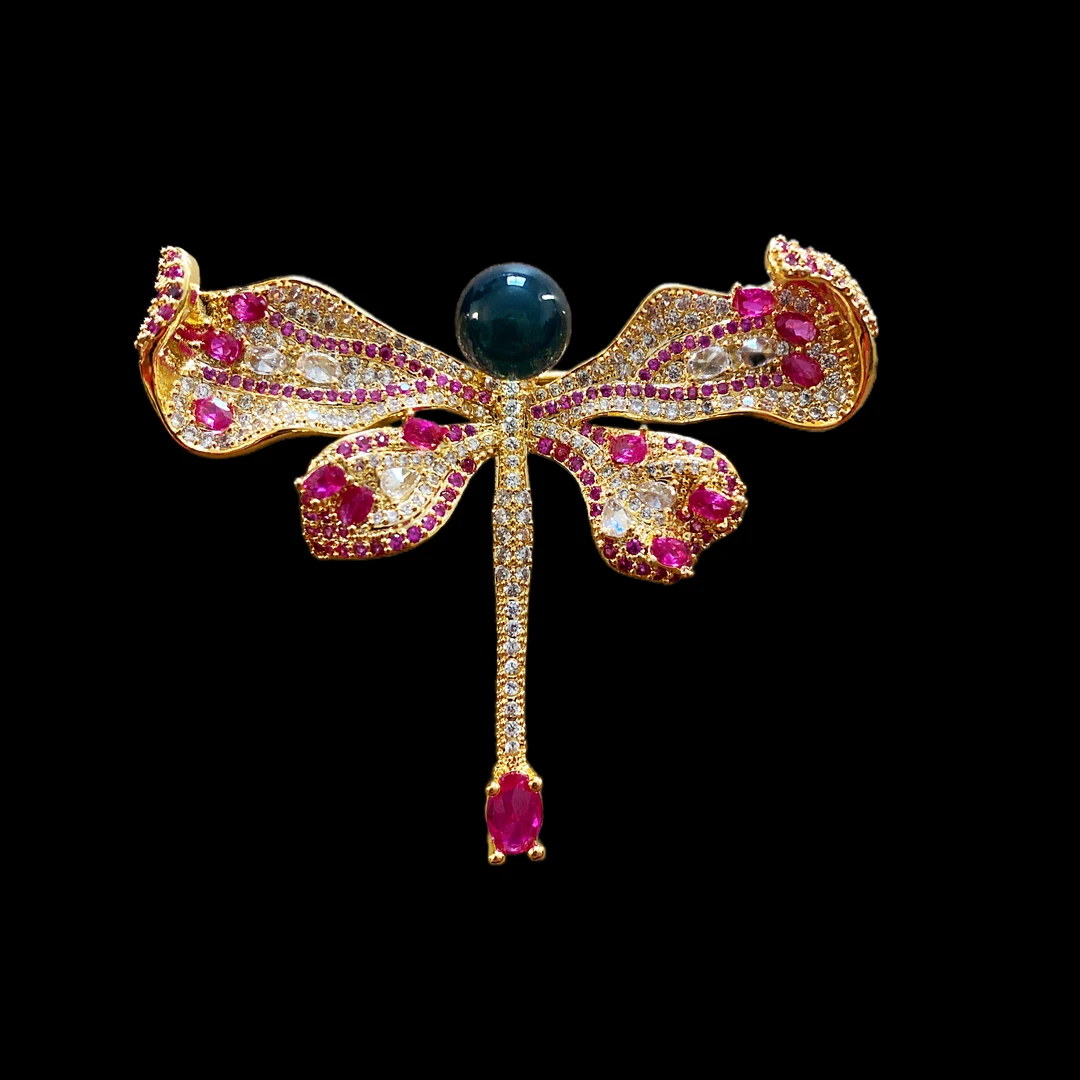 V9910蓝珀胸针孤品