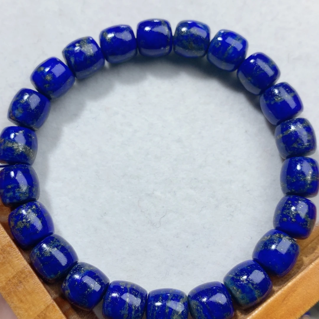 青金石未镶嵌8.8m直切手链