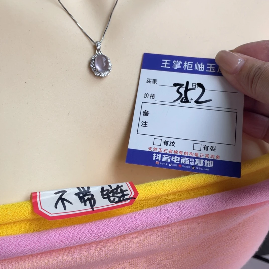 银S925镶嵌颈饰萤石