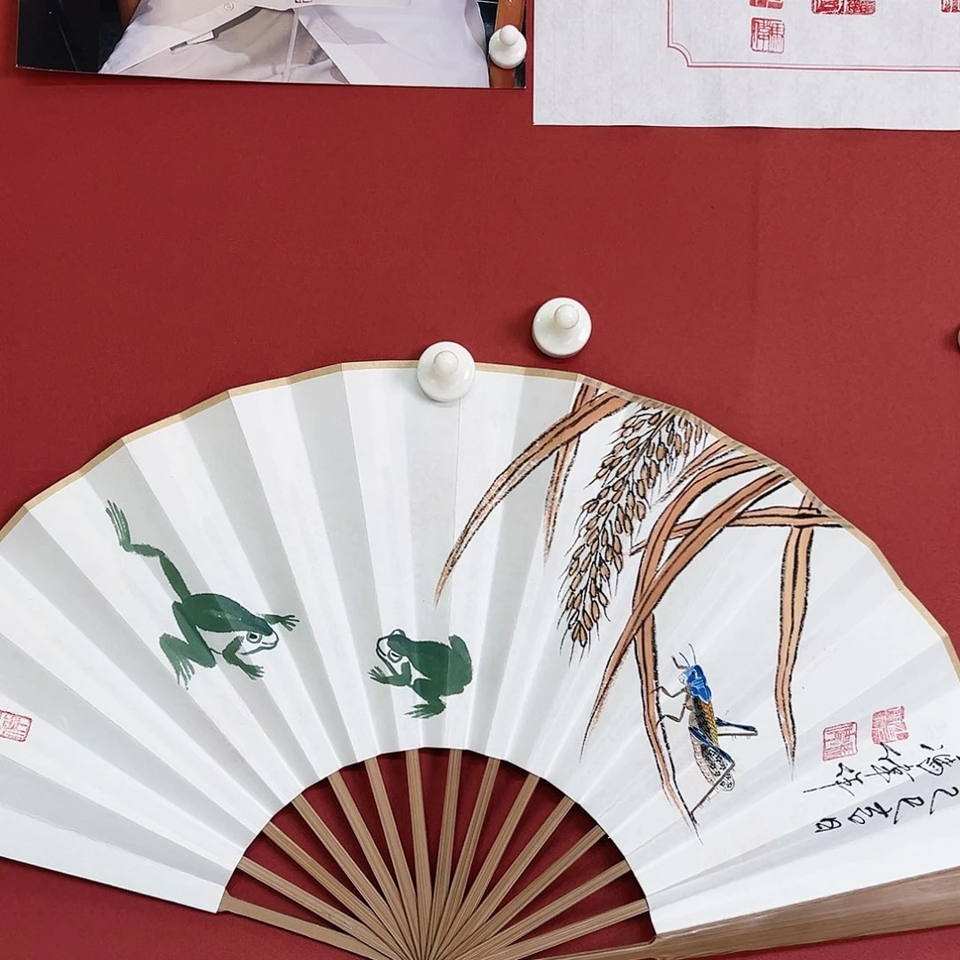 国画冯伟老师亲笔手绘国画作品慧