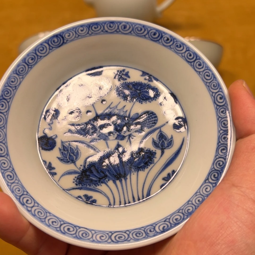 【闪购商品】杯四**器溪兰仰元鱼藻杯垫