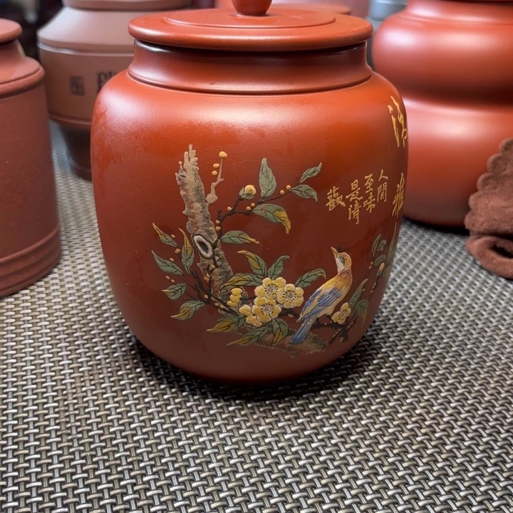 紫砂茶叶罐中高端紫砂茶叶罐