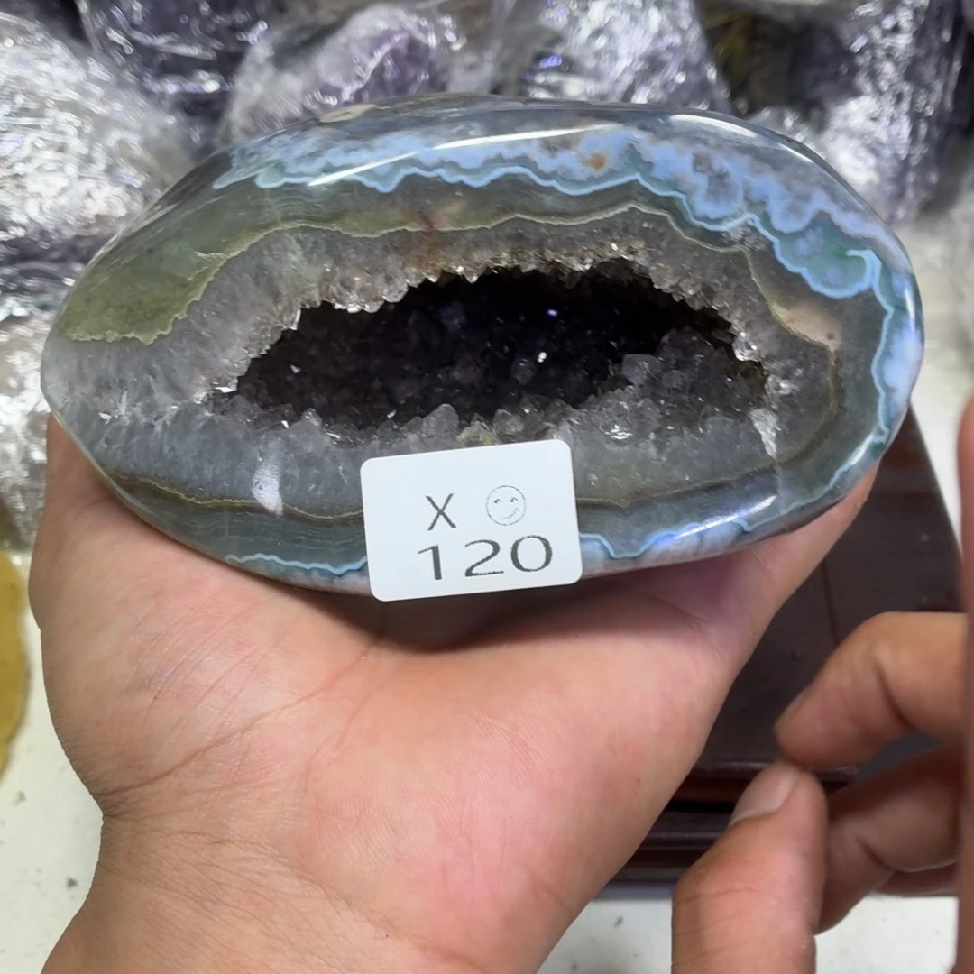 未镶嵌摆件紫晶水晶