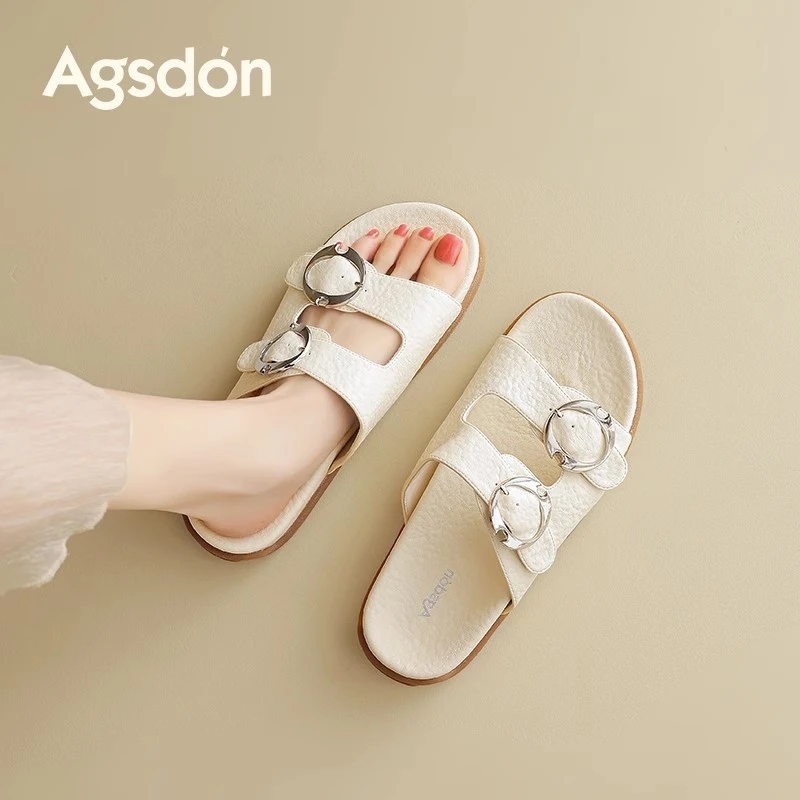 /奥古狮登勃肯拖鞋女夏季外穿2025新款厚底凉鞋绝美巨好看配裙子Q