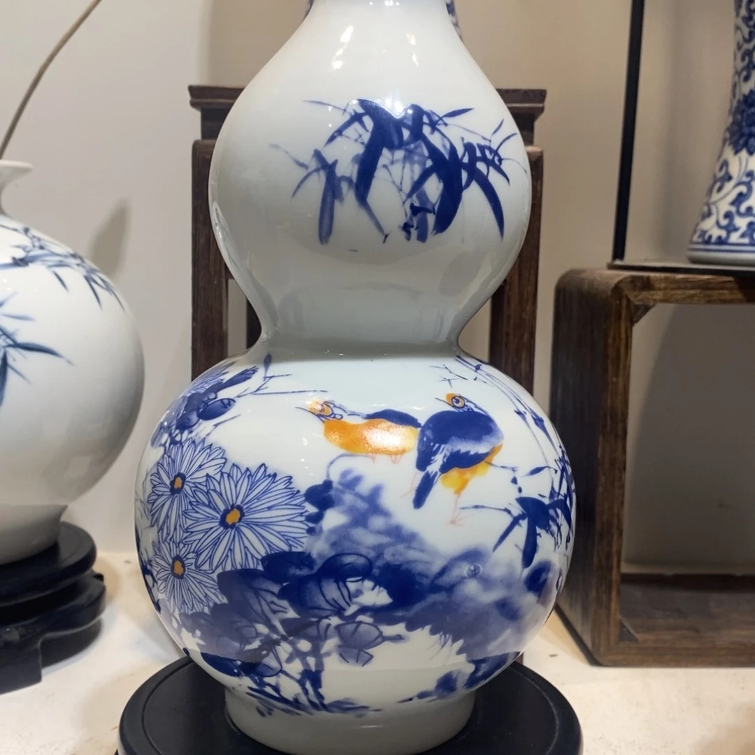 摆件景德镇陶瓷花瓶摆件