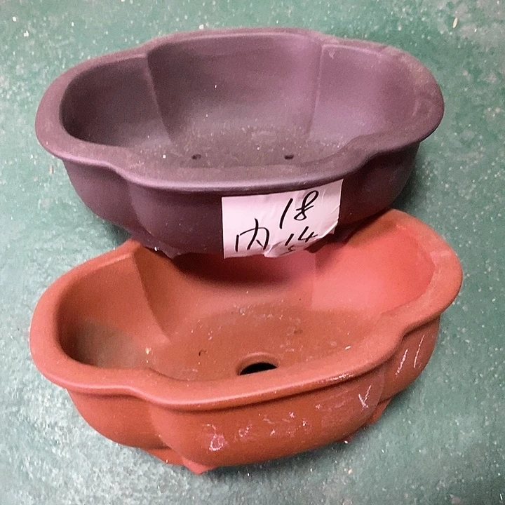 紫砂花盆今天下午