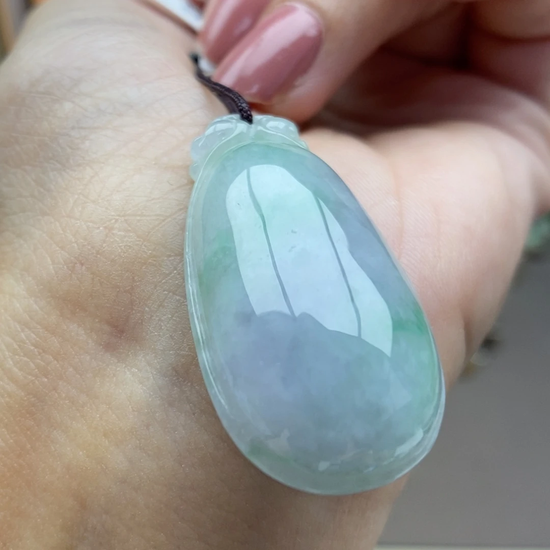 翡翠未镶嵌颈饰吊坠37