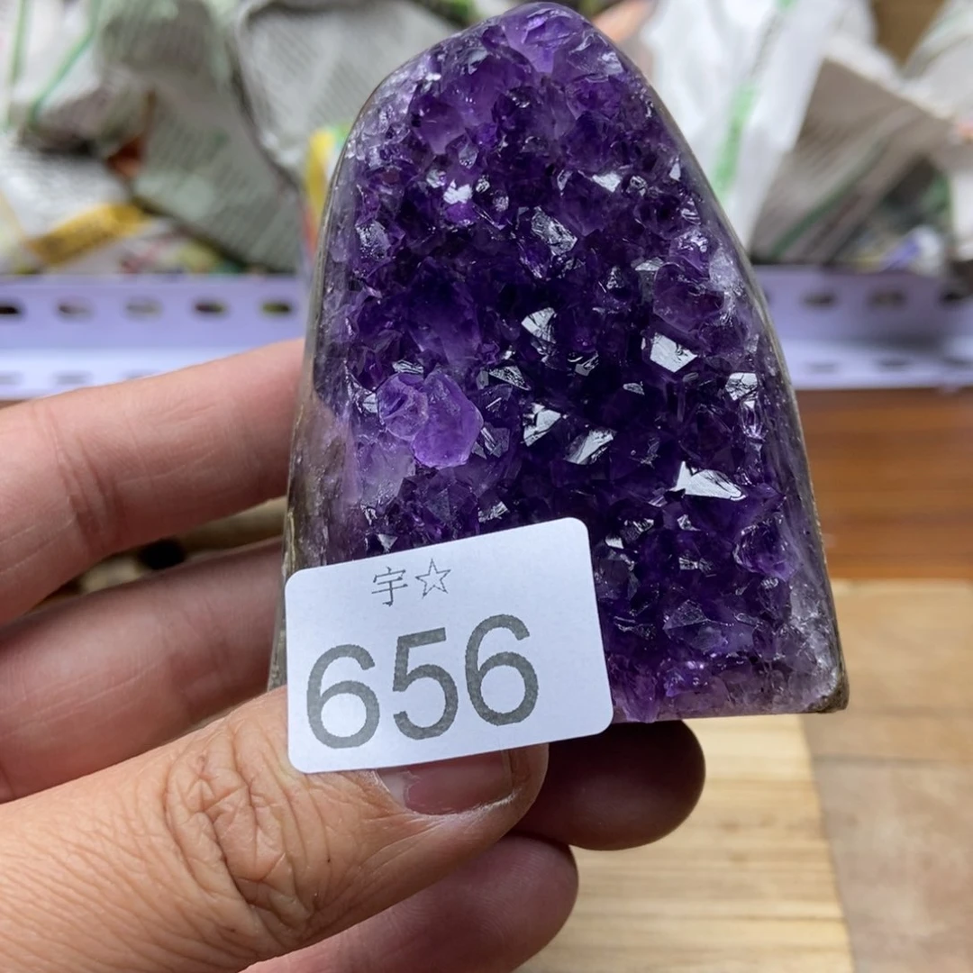 紫晶天然水晶摆件未镶嵌