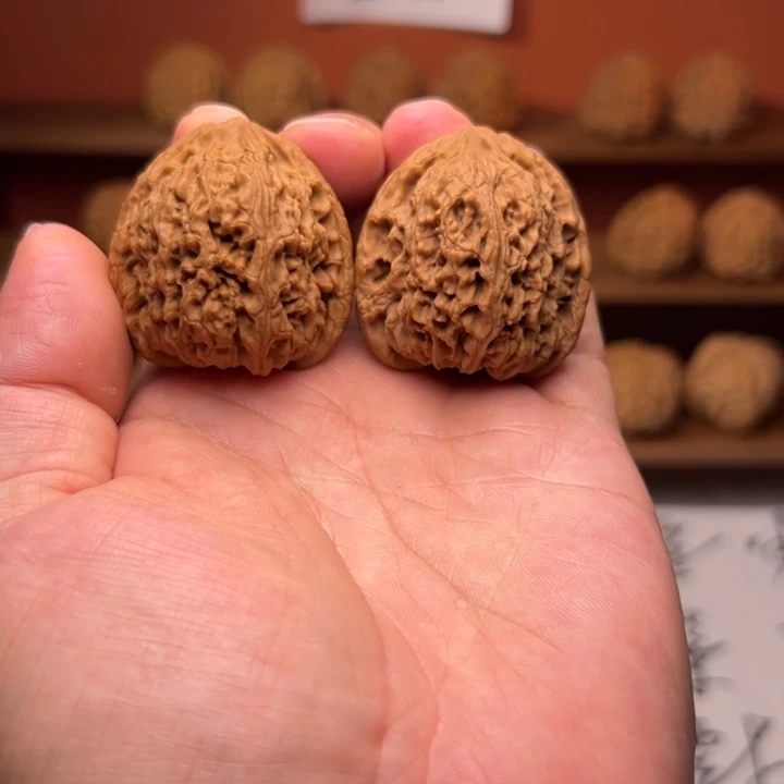 文玩核桃把件南疆石39