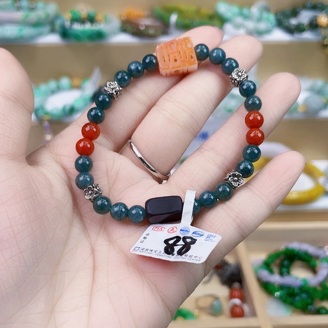 翡翠未镶嵌手链手链