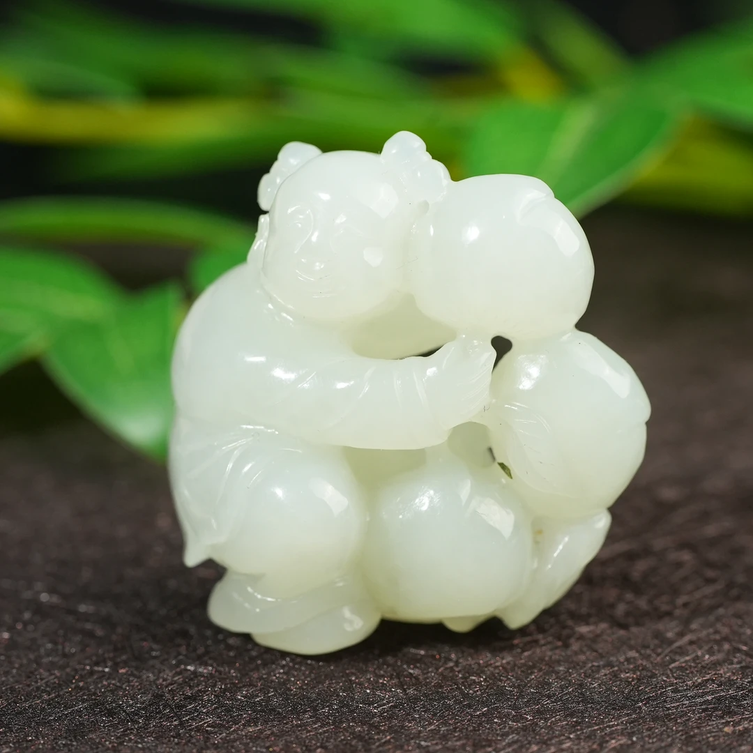二十世纪中后期和田玉童子佩WDZC2503205007