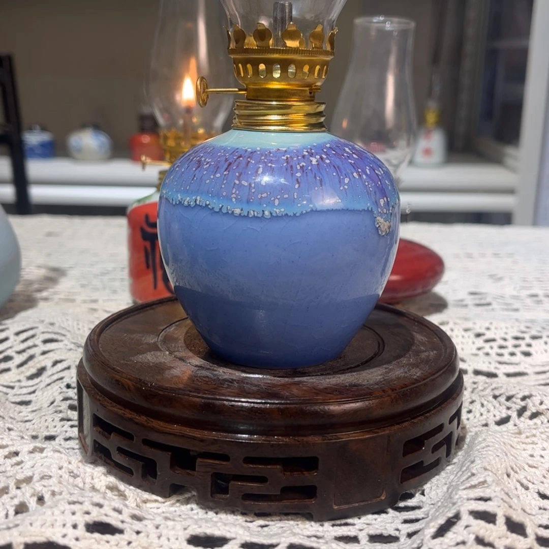 摆件景德镇陶瓷香薰灯