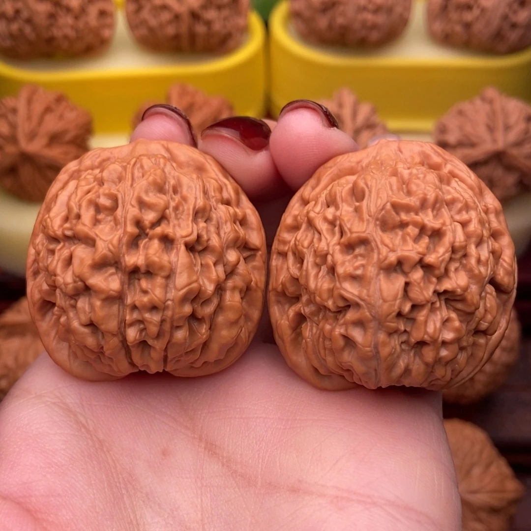 文玩核桃把件野生莲花39