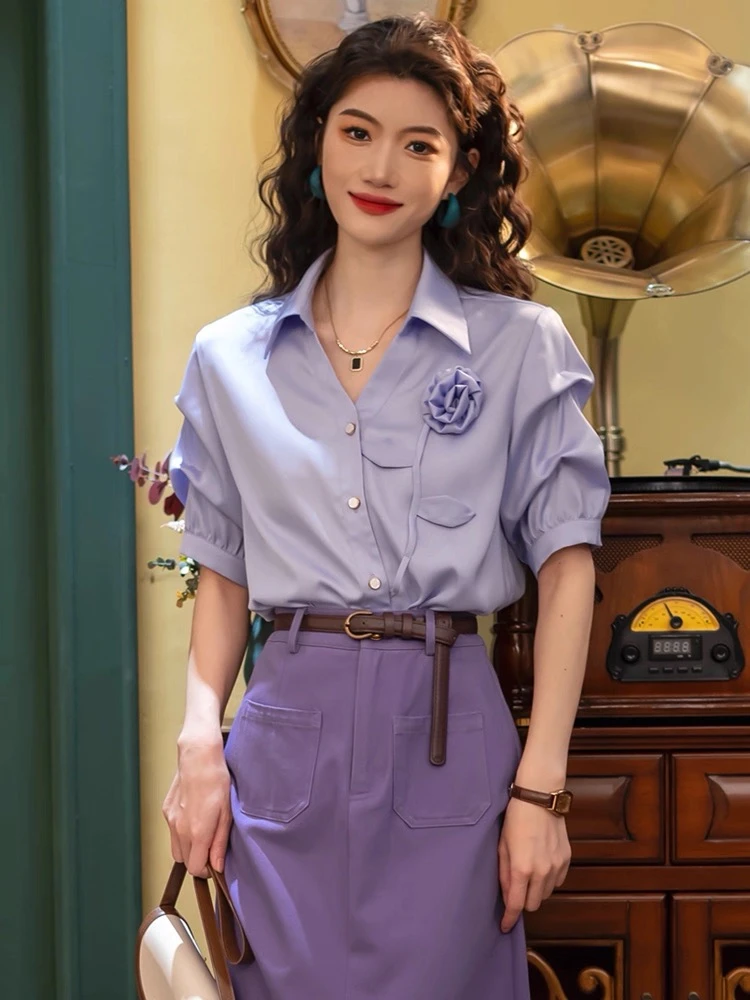 【1201-1250编码点这里】夏季新款气质时尚上衣女