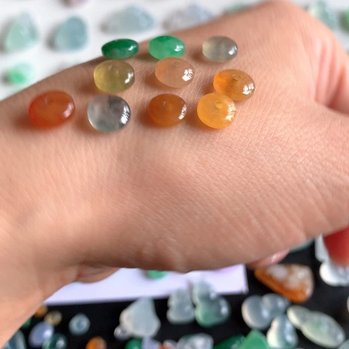 定制翡翠未镶嵌夏**麻