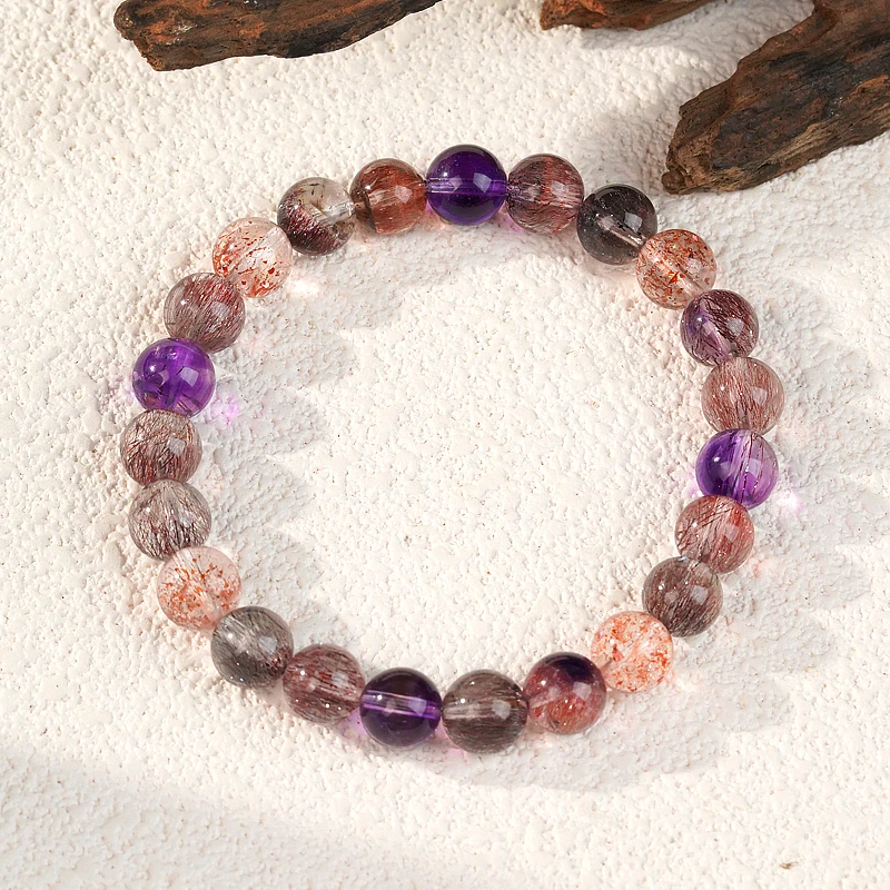 【七喜】水晶手串（天然珠宝多样性发其一）