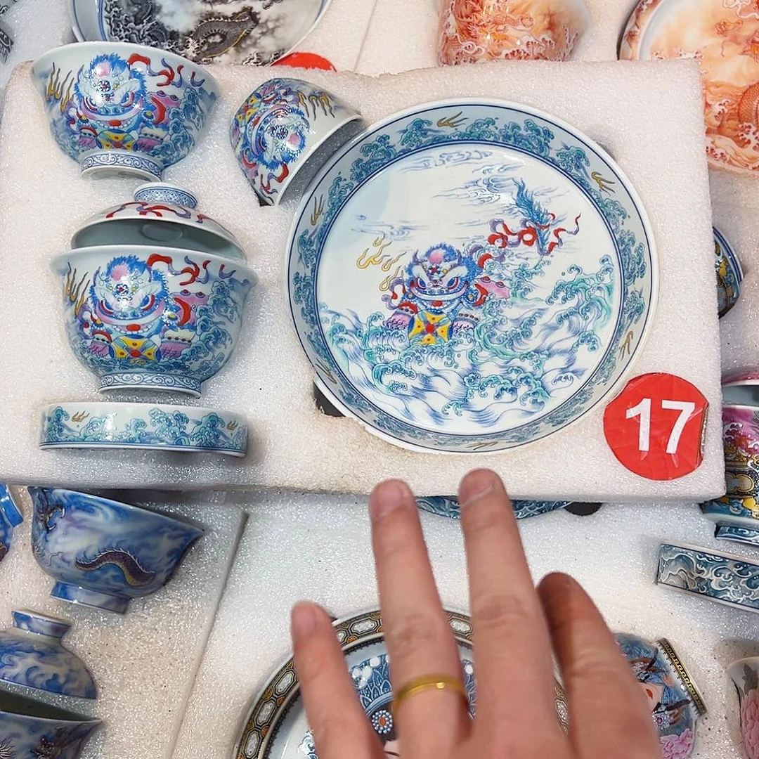 J***J唐狮绣球五件套2882929