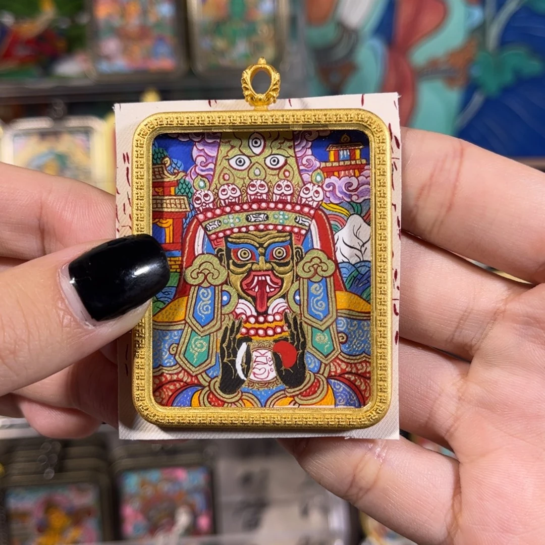 奶***包扎基拉姆纯手绘唐卡