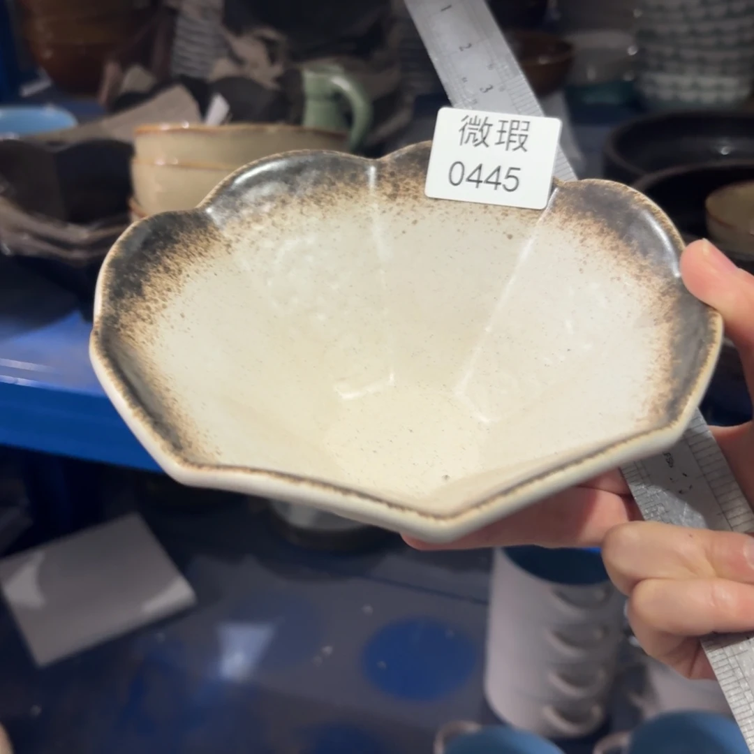 陶瓷0445 微瑕陶瓷餐具3个