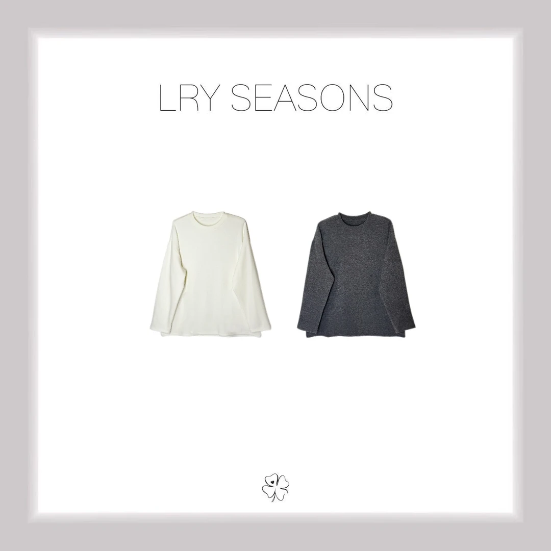 LRY SEASONS |圆领磨毛暖姜绒保暖打底T恤25684