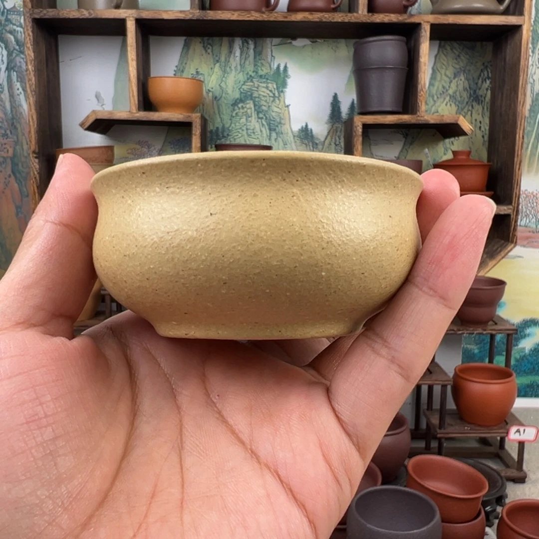 茶杯紫砂拙器甄选，纯原本矿。