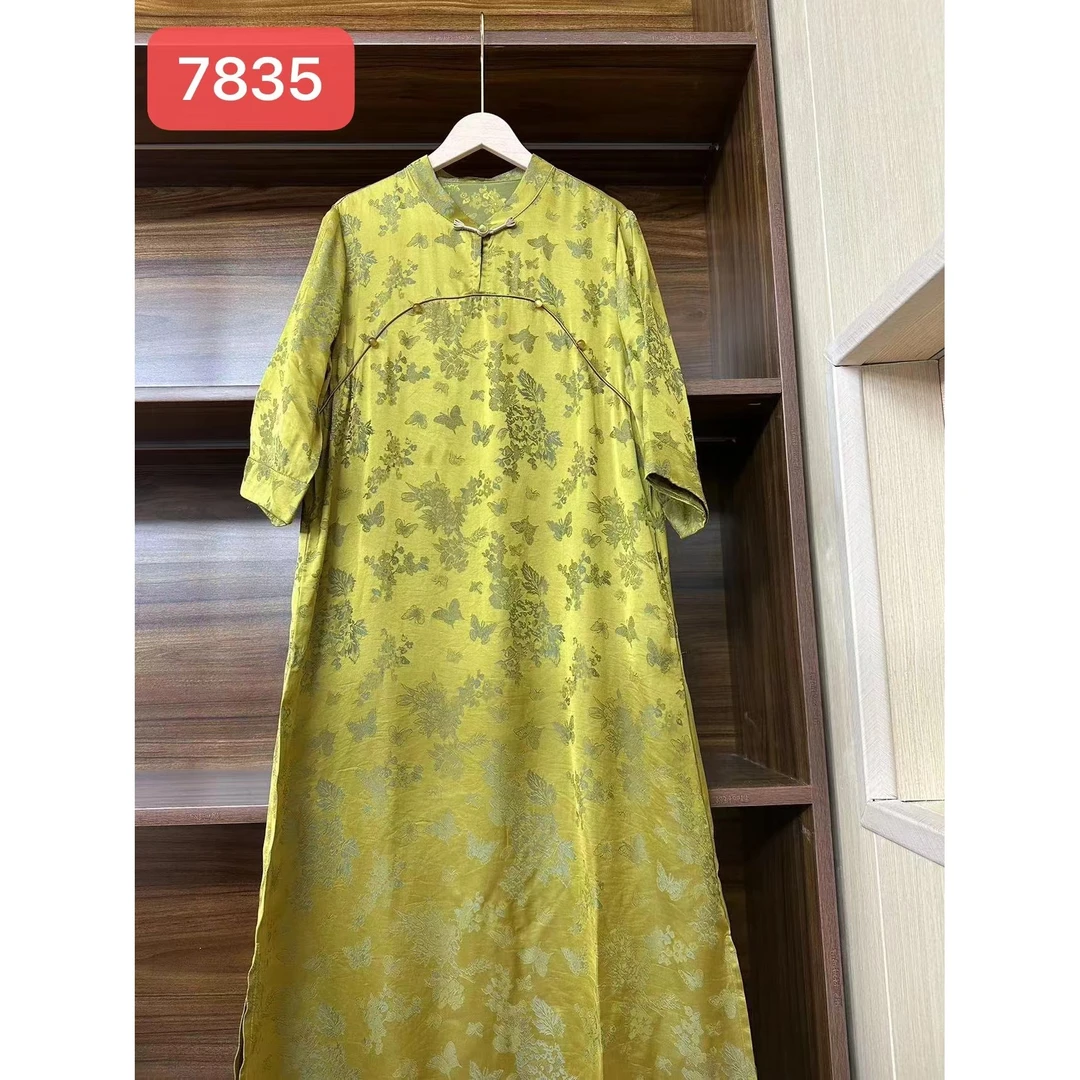 7835-30新款舒适时尚印花连衣裙