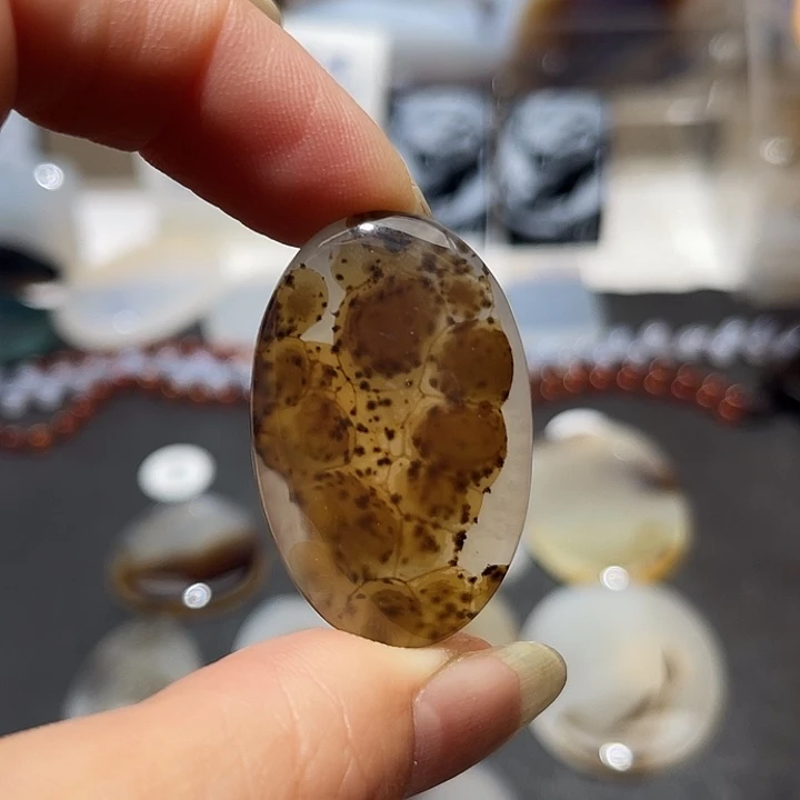 玛瑙/玉髓未镶嵌吊坠(不含链)