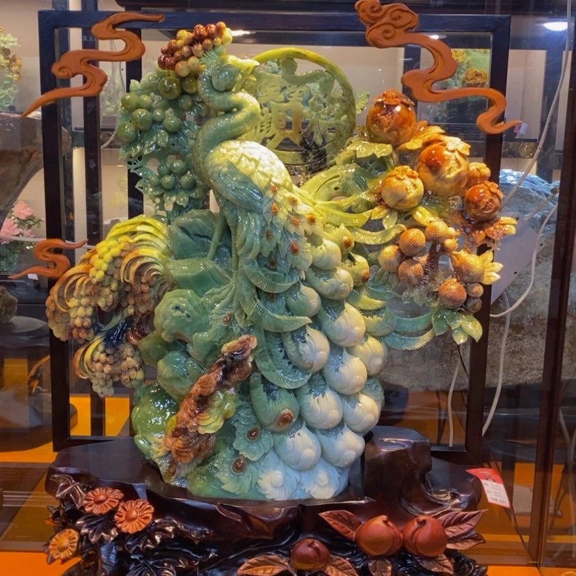 【闪购商品】蛇纹石玉摆件未镶嵌