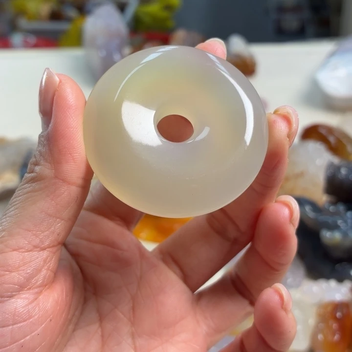 玛瑙/玉髓未镶嵌吊坠(不含链)
