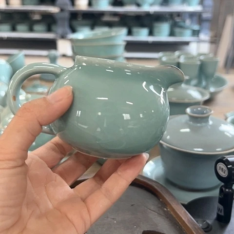 杯汝瓷开片瑕公道杯福利