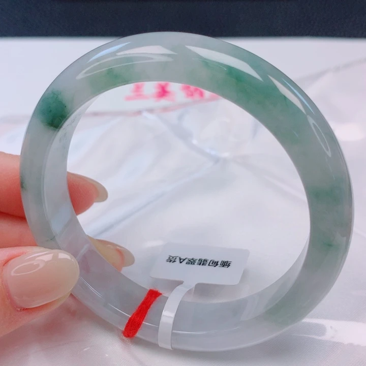 翡翠未镶嵌手镯59圈口