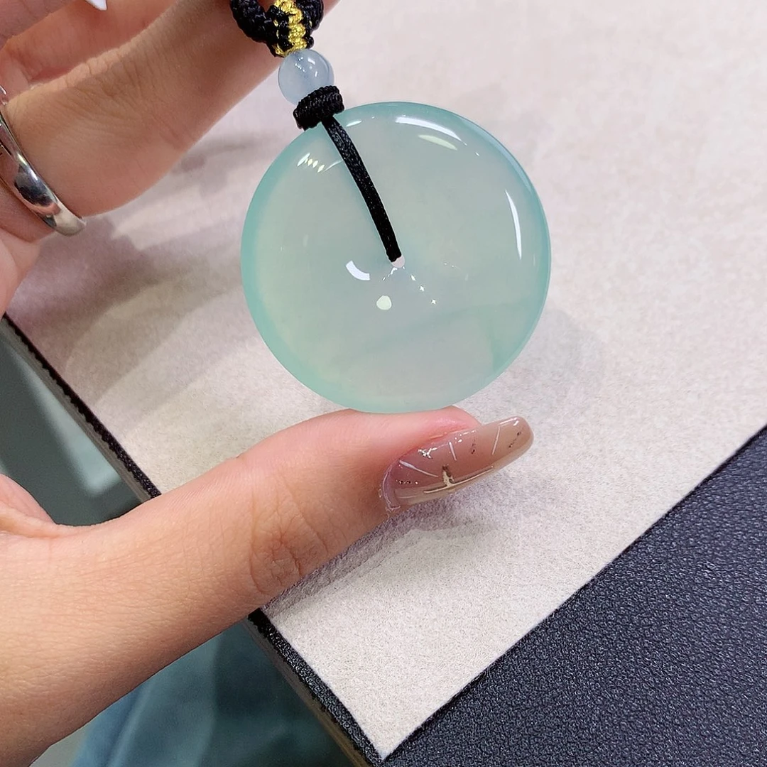 翡翠未镶嵌吊坠(不含链)35.5-6.2