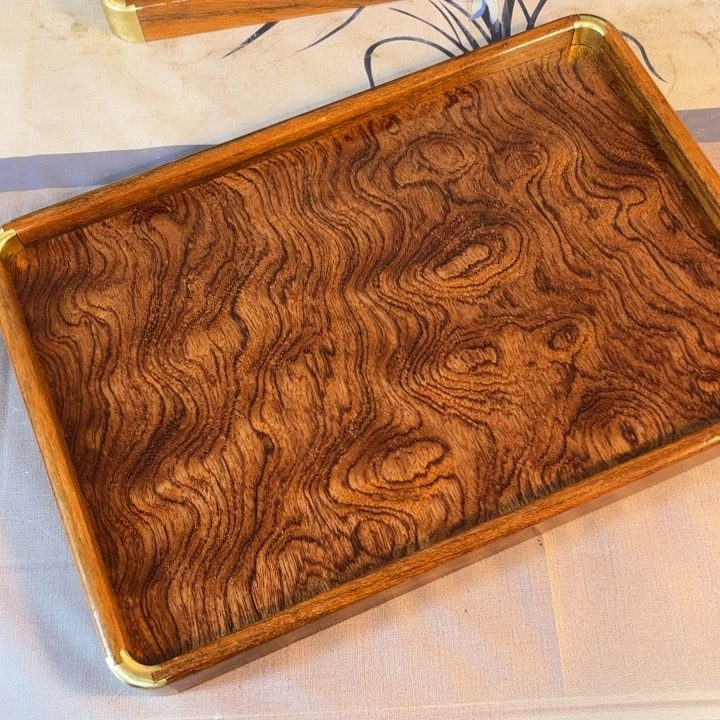 木和****友缅甸花梨超大托盘
