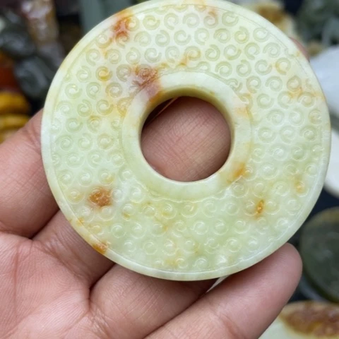 蛇纹石玉颈饰未镶嵌58